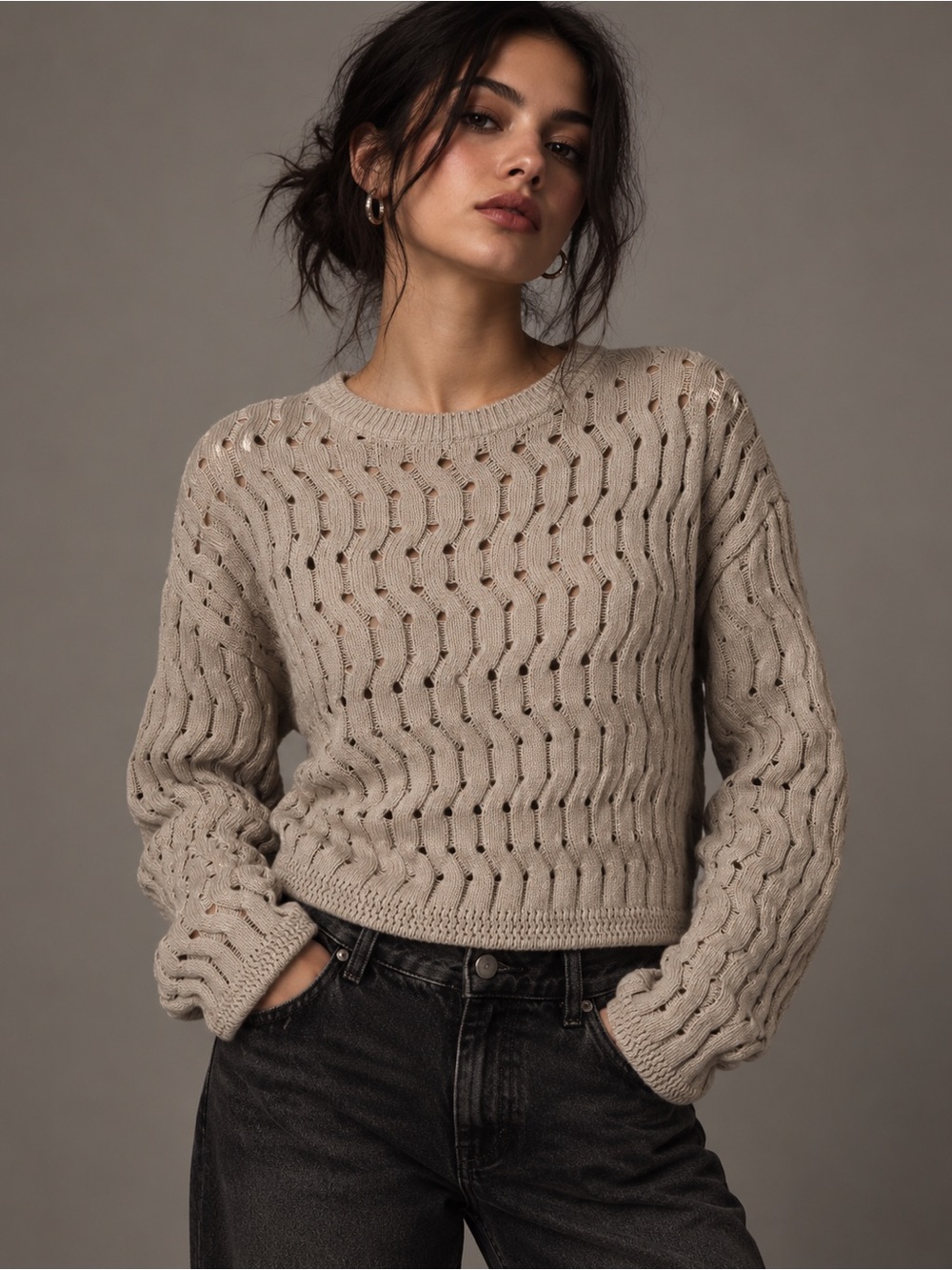DKNY Jeans Knit Sweater – Size Medium